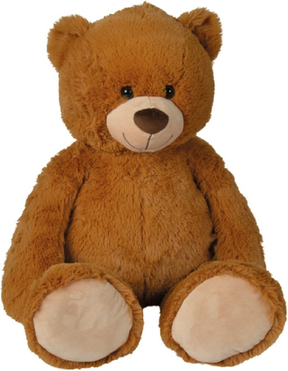 Teddybeer Harry Pluche Knuffel (Bruin) 55 cm [Bear Beer Beren Plush Toys | Knuffeldier Knuffelpop Speelgoed voor kinderen jongens meisjes | Extra grote groot XL knuffelbeer voor jong en oud]